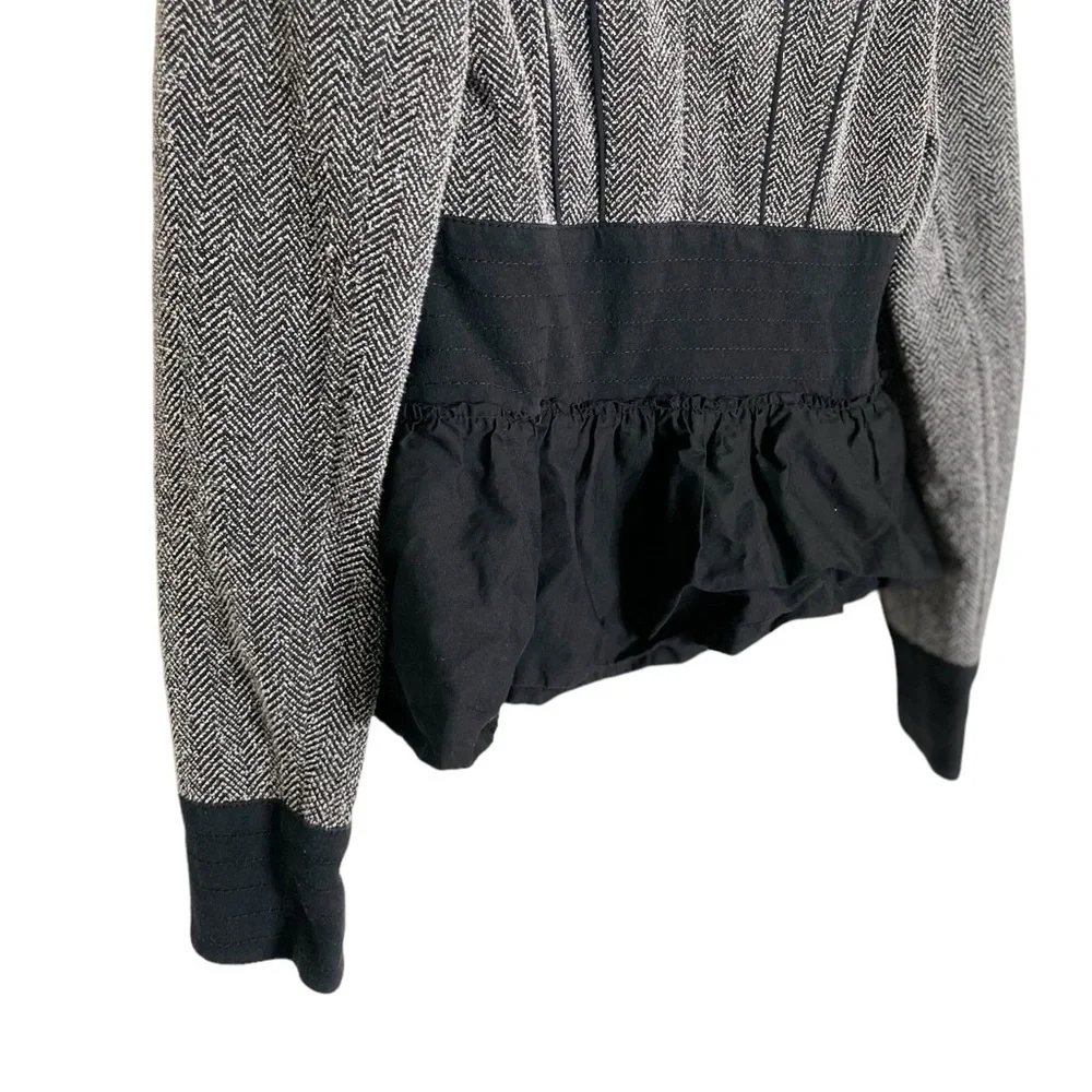 Anthropologie Daughters of the Liberation Black Gray Military Jacket 2